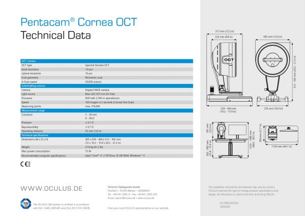 Pentacam® Cornea OCT – Tomógrafo + AS-OCT OCULUS_page-0012