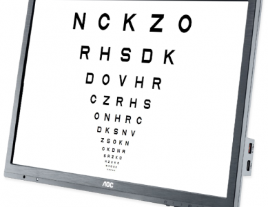 AOC-24 Pola Vision Chart (black)
